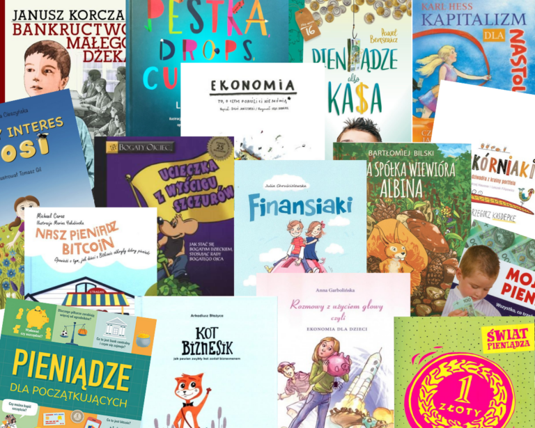 Książki w edukacji finansowej dzieci cz. 2. Lista lektur dla dzieci od 7 lat.