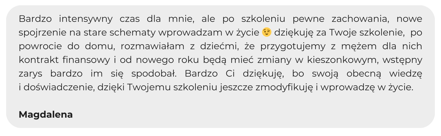 strona START układ - opinia magdalena